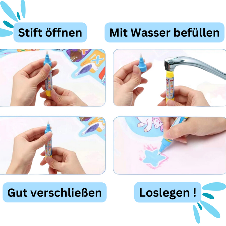 Magische Wassermalmatte - Pia