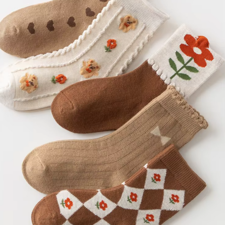 Zaubersocken- Braun