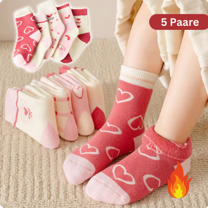Zaubersocken Thermo- Herzen